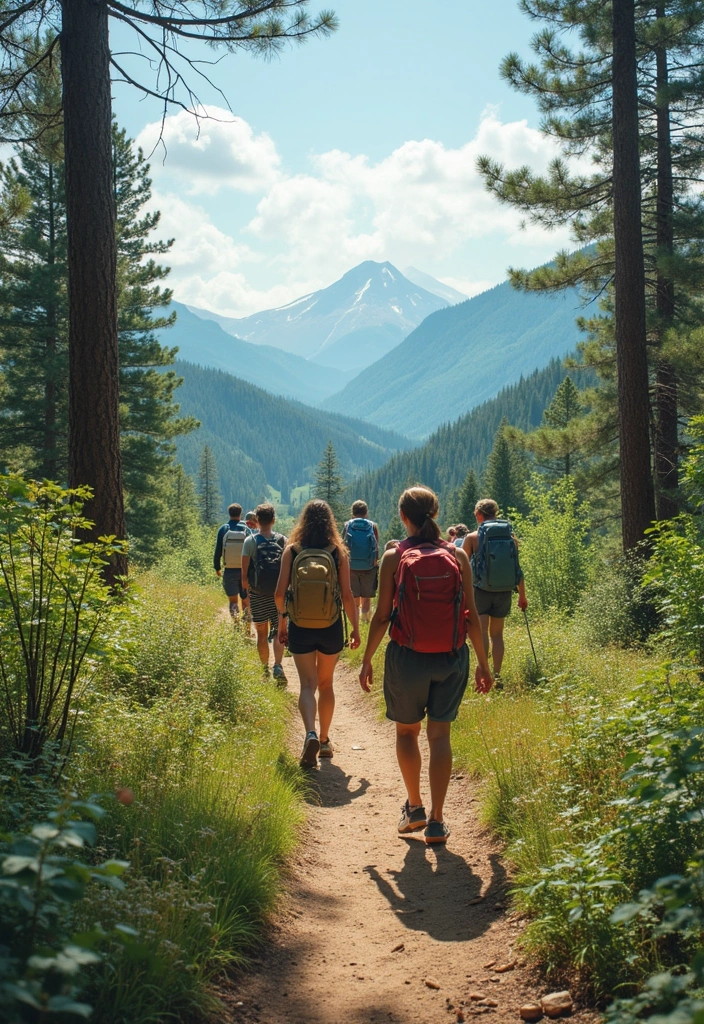 25+ Romantic Date Night Bridal Shower Ideas for Modern Couples - 7. Nature Trail Adventure