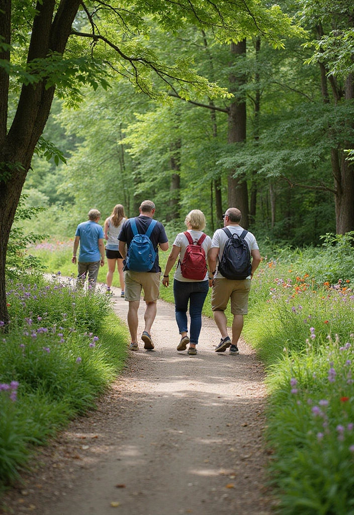 25+ Simple Bridal Shower Ideas for an Effortless Celebration - 15. Nature Walk Adventure