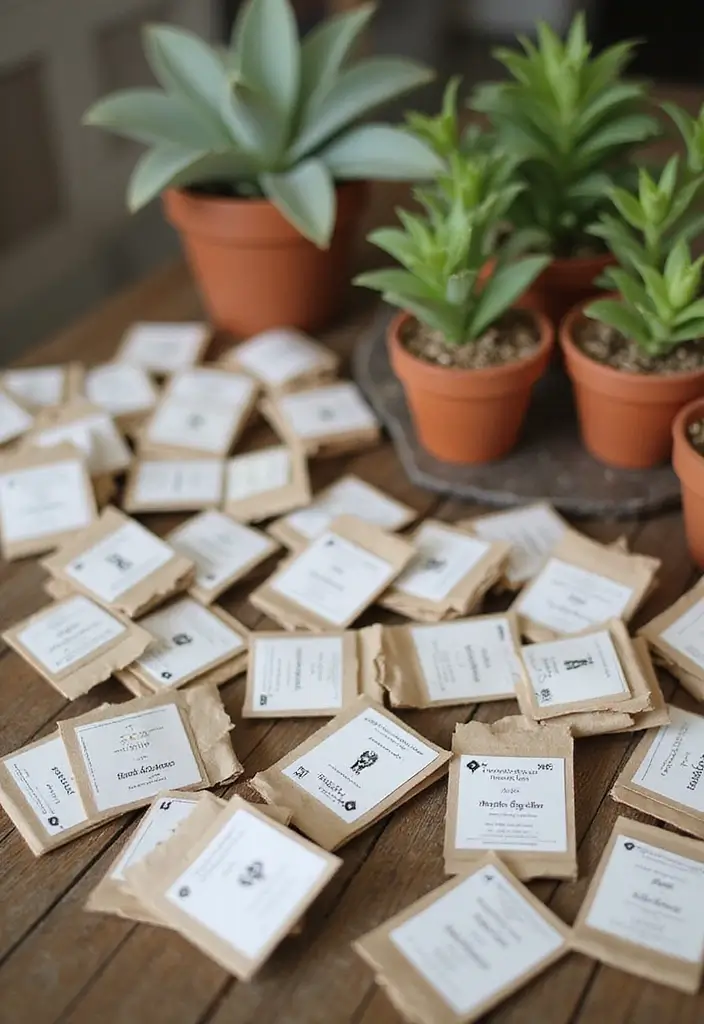 25+ Simple Bridal Shower Ideas for an Effortless Celebration - 9. Eco-Conscious Party Favors