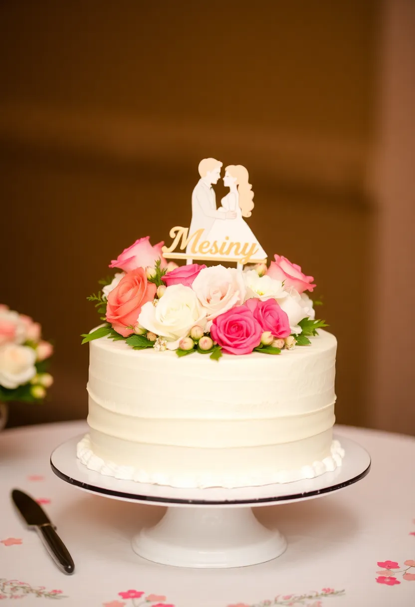 25+ Small Wedding Cake Ideas That Are Elegant and Affordable - 12. Sweetheart Cake