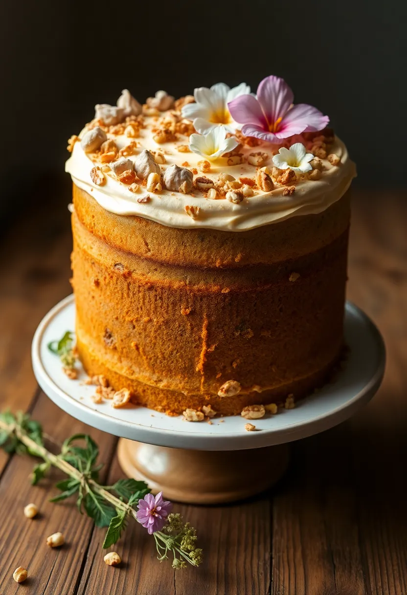25+ Small Wedding Cake Ideas That Are Elegant and Affordable - 16. Carrot Cake with Cream Cheese Frosting