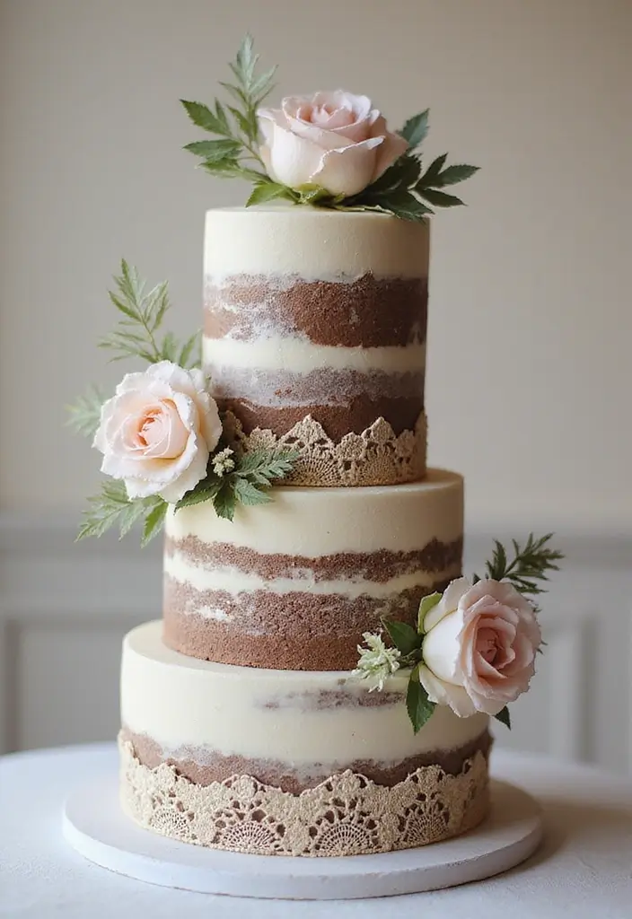 25+ Snow White Cake Ideas for a Classic Fairytale Party - 17. The Vintage Elegance Cake