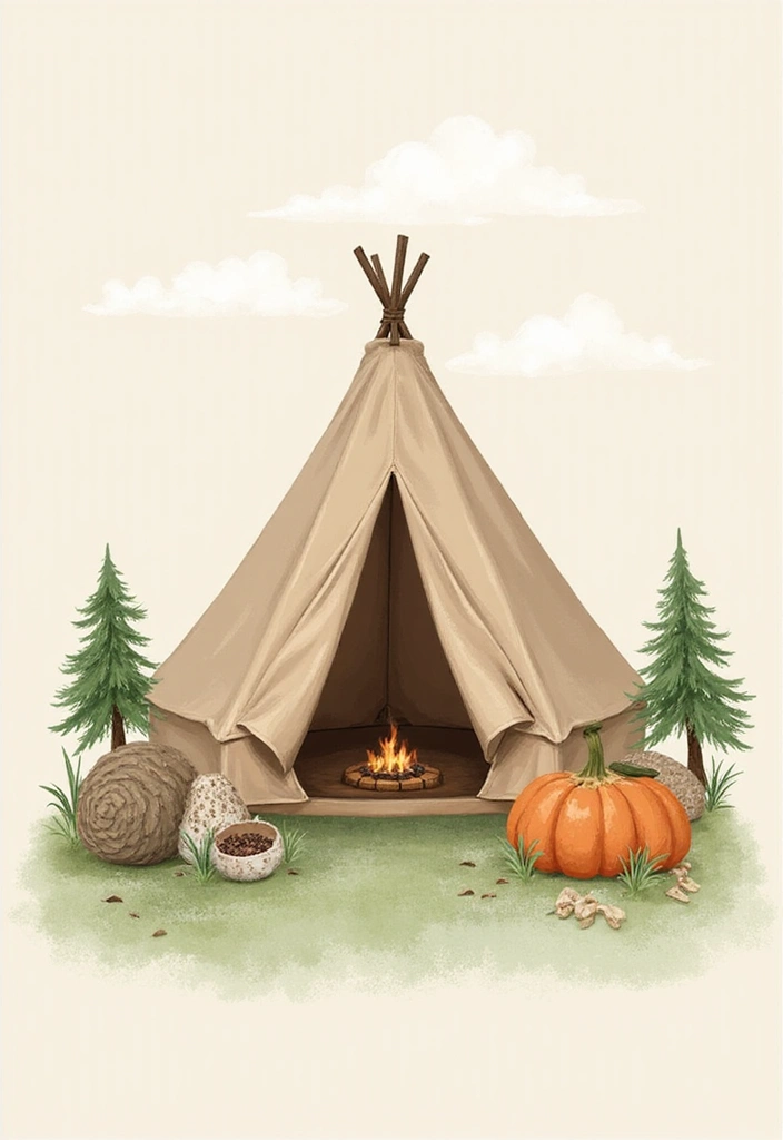 25+ Sweet and Funny Bridal Shower Card Ideas You’ll Want to Copy - 13. The Great Outdoors: Camping Theme