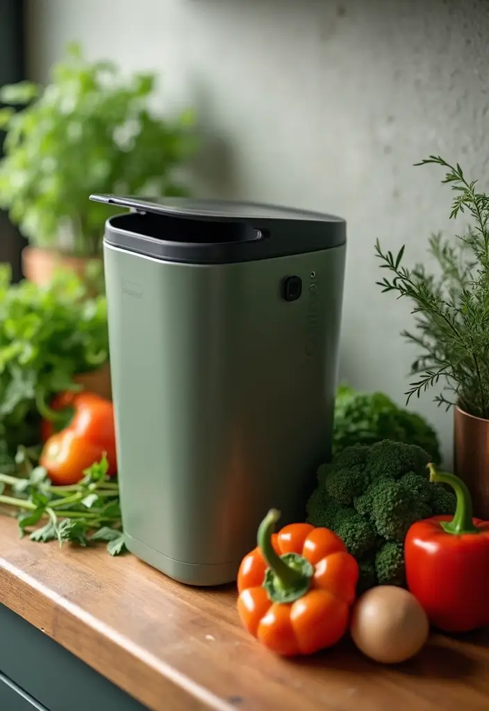 25+ Thoughtful Bridal Shower Gift Ideas for Every Bride-To-Be - 17. Compost Bin for the Kitchen