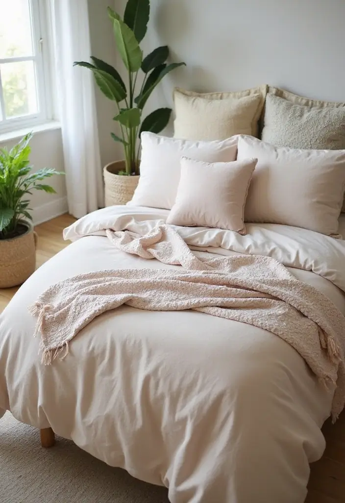 25+ Thoughtful Bridal Shower Gift Ideas for Every Bride-To-Be - 2. Organic Cotton Bedding Set