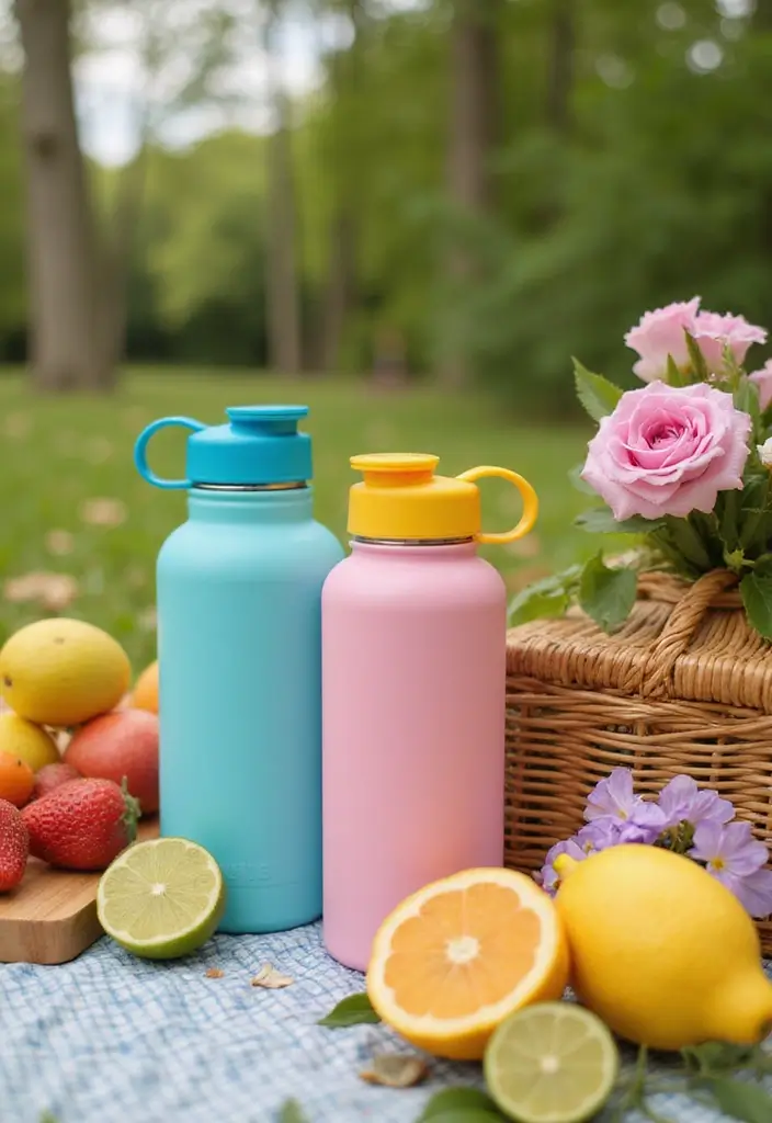 25+ Thoughtful Bridal Shower Gift Ideas for Every Bride-To-Be - 22. Reusable Water Bottle Set