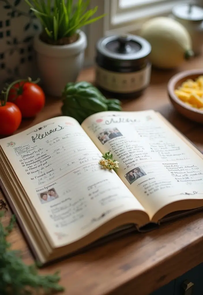 25+ Thoughtful Bridal Shower Gift Ideas for Every Bride-To-Be - 6. Personalized Recipe Book