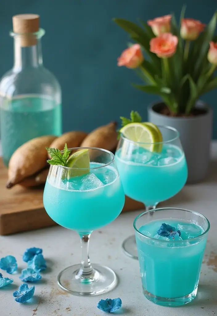 25+ Tiffany & Co Bridal Shower Ideas in Iconic Blue Style - 5. Signature Tiffany Cocktails