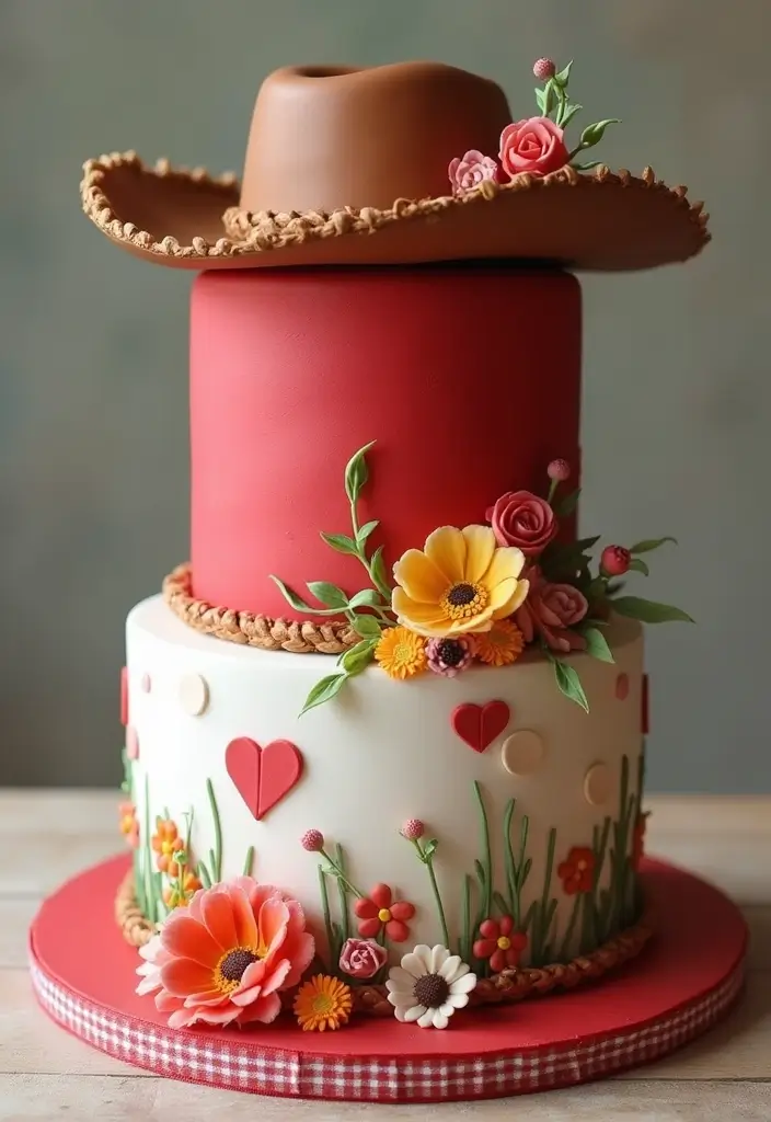 25+ Toy Story Cake Ideas for Buzz & Woody Fans 83 25+ Toy Story Cake Ideas for Buzz & Woody Fans - 13. Jessie’s Cowgirl Delight Cake