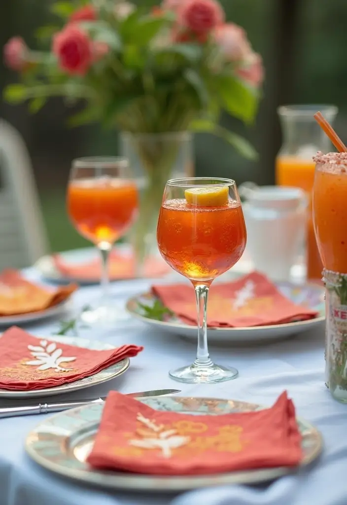 30 BBQ Bridal Shower Ideas for a Fun Backyard Bash - 17. Themed Cocktail Napkins