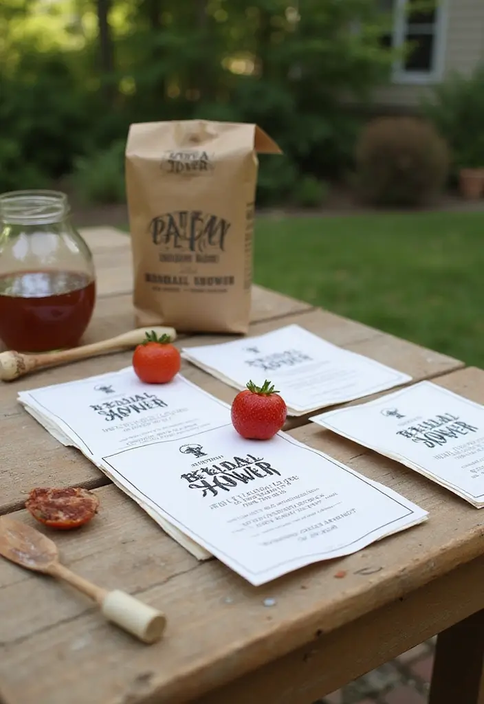 30 BBQ Bridal Shower Ideas for a Fun Backyard Bash - 28. Customizable BBQ Invitations