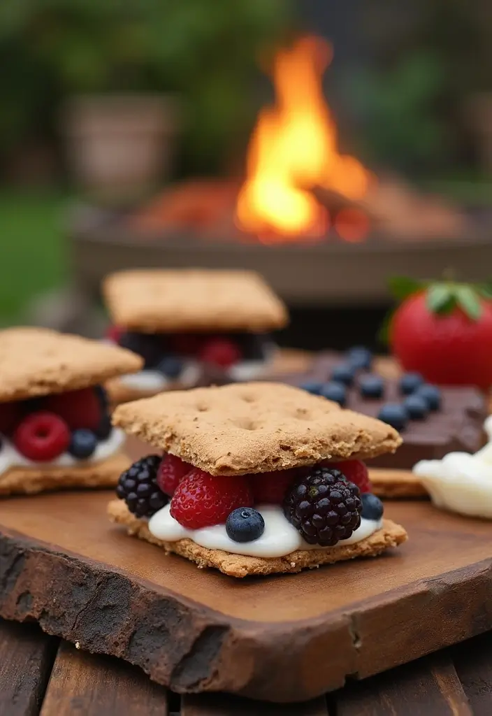 30 BBQ Bridal Shower Ideas for a Fun Backyard Bash - 4. S'mores Bar