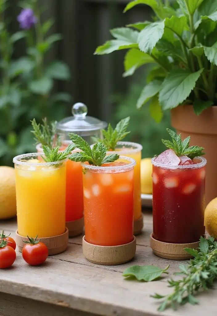 30 BBQ Bridal Shower Ideas for a Fun Backyard Bash - 7. Signature BBQ Cocktails