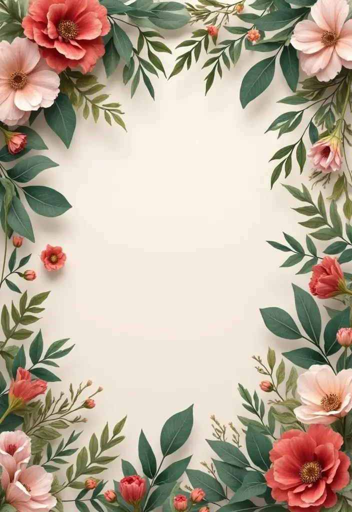 30 BBQ Bridal Shower Ideas for a Fun Backyard Bash - 9. Nature-Inspired Invitations