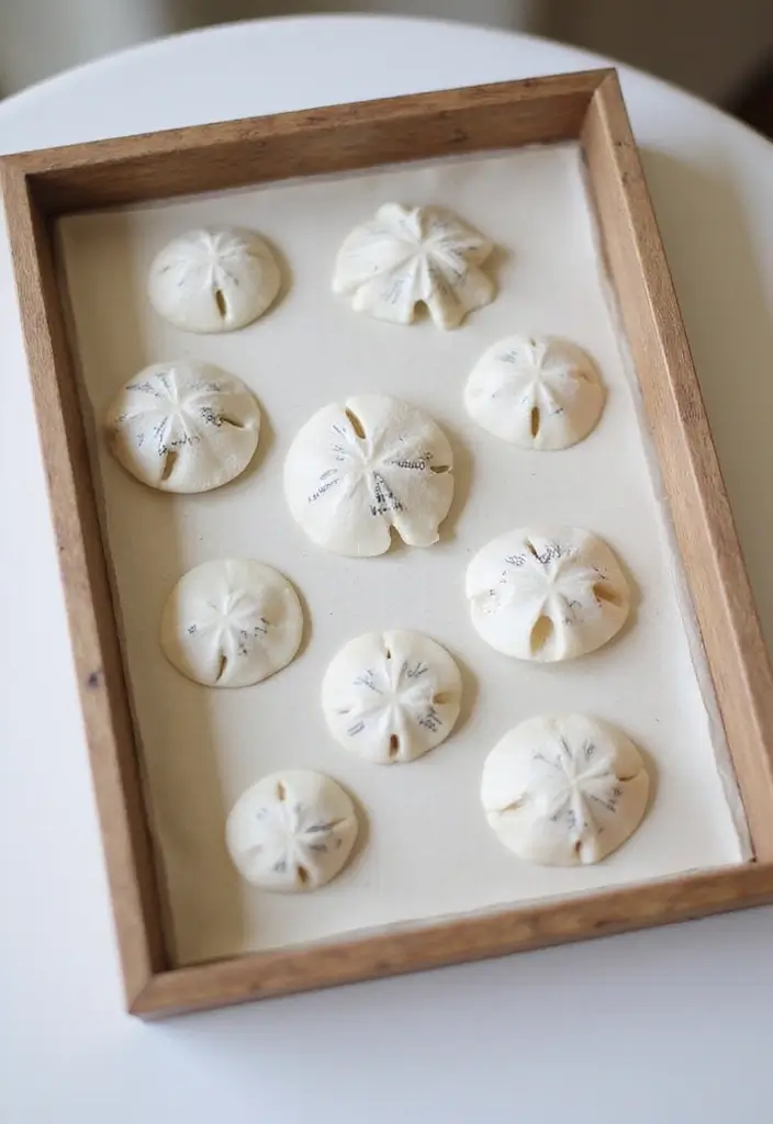 30 Beach Bridal Shower Ideas for a Breezy Coastal Vibe 94 30 Beach Bridal Shower Ideas for a Breezy Coastal Vibe - 16. Sand Dollar Guestbook