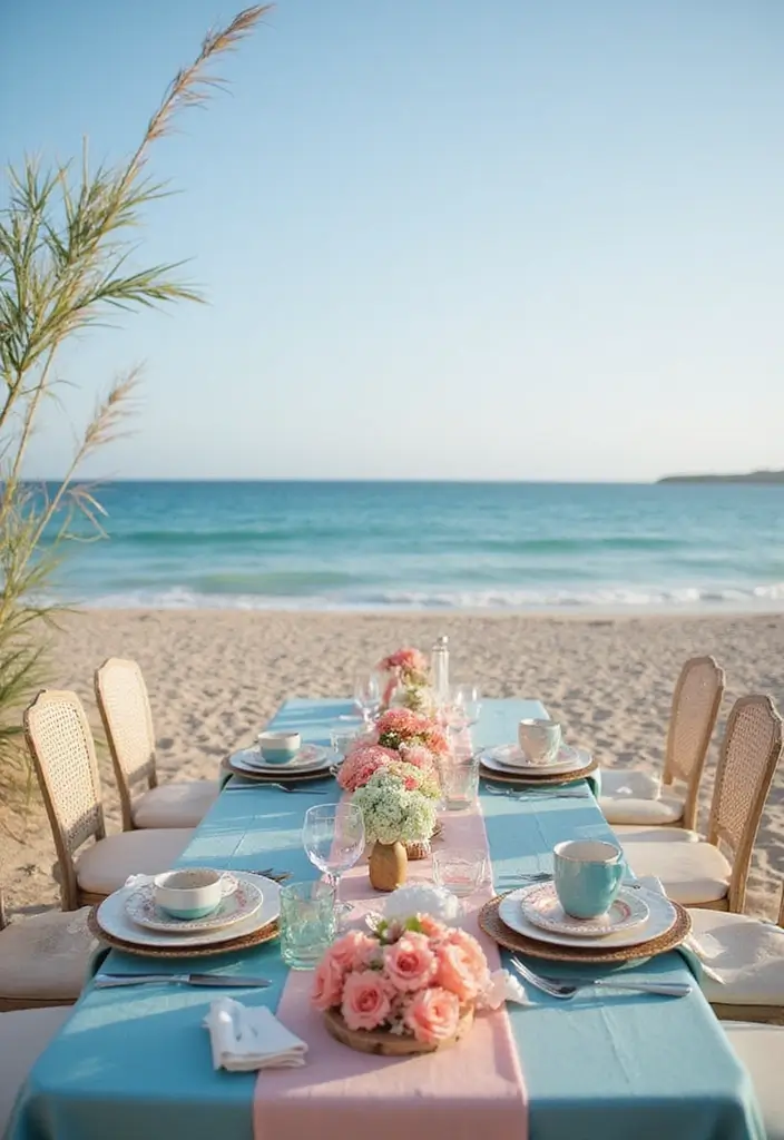 30 Beach Bridal Shower Ideas for a Breezy Coastal Vibe 8 30 Beach Bridal Shower Ideas for a Breezy Coastal Vibe - 2. Coastal Color Palette