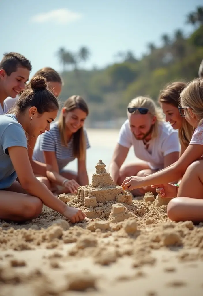 30 Beach Bridal Shower Ideas for a Breezy Coastal Vibe 163 30 Beach Bridal Shower Ideas for a Breezy Coastal Vibe - 27. Sandcastle Building Contest