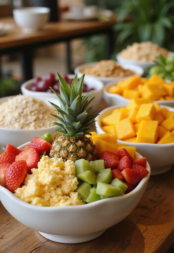 30 Beach Bridal Shower Ideas for a Breezy Coastal Vibe 36 30 Beach Bridal Shower Ideas for a Breezy Coastal Vibe - 6. Tropical Fruit Bar