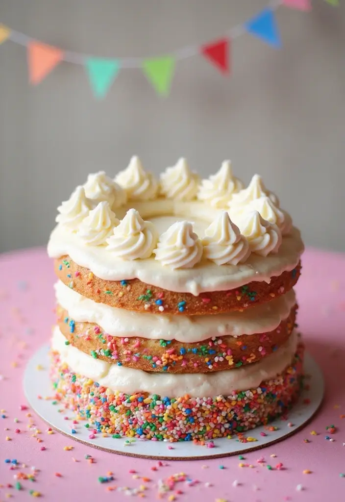 30+ Birthday Cake Ideas That’ll Make Every Celebration Sweet - 10. Funfetti Cake