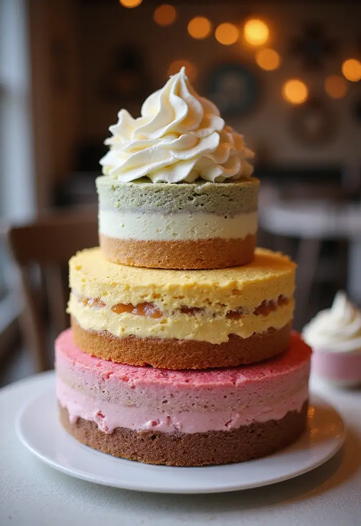 30+ Birthday Cake Ideas That’ll Make Every Celebration Sweet - 12. Multi-Flavored Cake