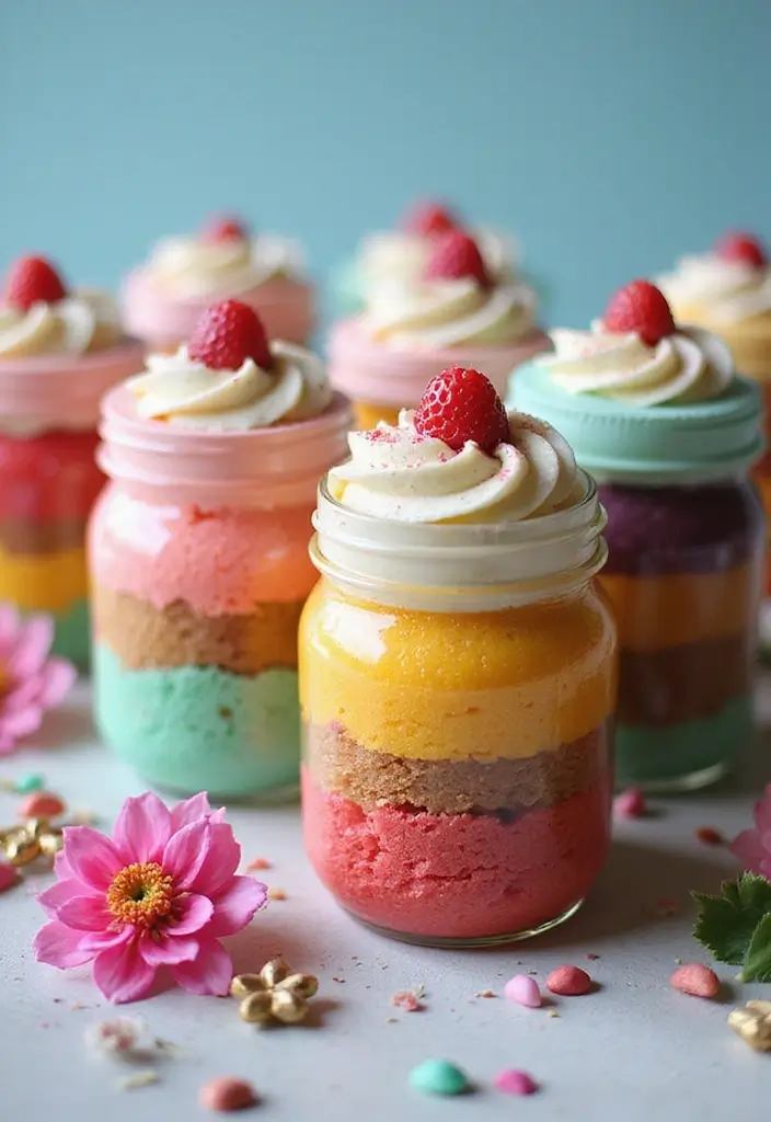 30+ Birthday Cake Ideas That’ll Make Every Celebration Sweet - 13. Cake in a Jar
