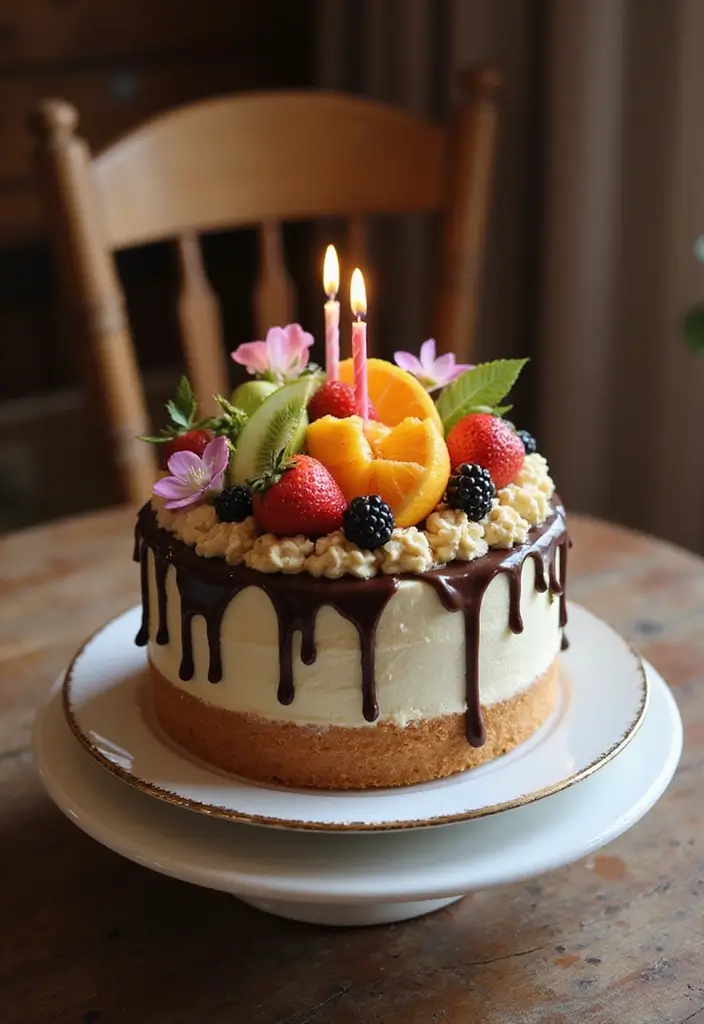 30+ Birthday Cake Ideas That’ll Make Every Celebration Sweet - 15. Vegan Birthday Cake
