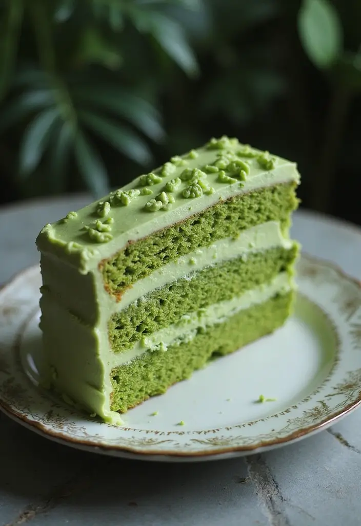 30+ Birthday Cake Ideas That’ll Make Every Celebration Sweet - 25. Matcha Cake