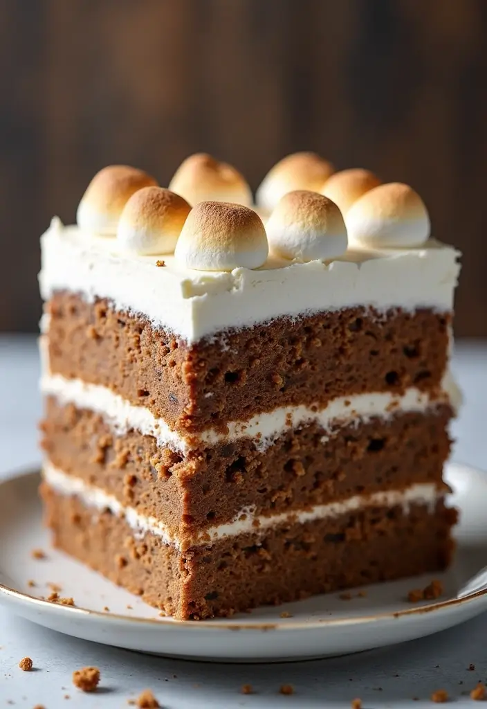 30 Birthday Cake Ideas for Mom That Show Love and Appreciation 77 30 Birthday Cake Ideas for Mom That Show Love and Appreciation - 13. S'mores Cake