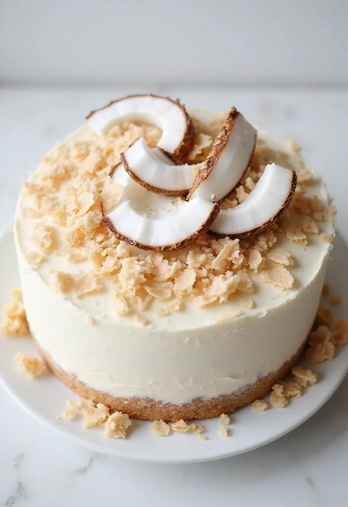 30 Birthday Cake Ideas for Mom That Show Love and Appreciation 105 30 Birthday Cake Ideas for Mom That Show Love and Appreciation - 17. Coconut Cream Cake