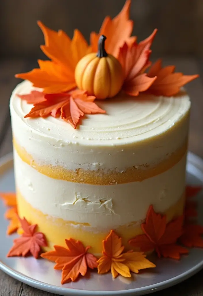 30 Birthday Cake Ideas for Mom That Show Love and Appreciation 112 30 Birthday Cake Ideas for Mom That Show Love and Appreciation - 18. Pumpkin Spice Cake