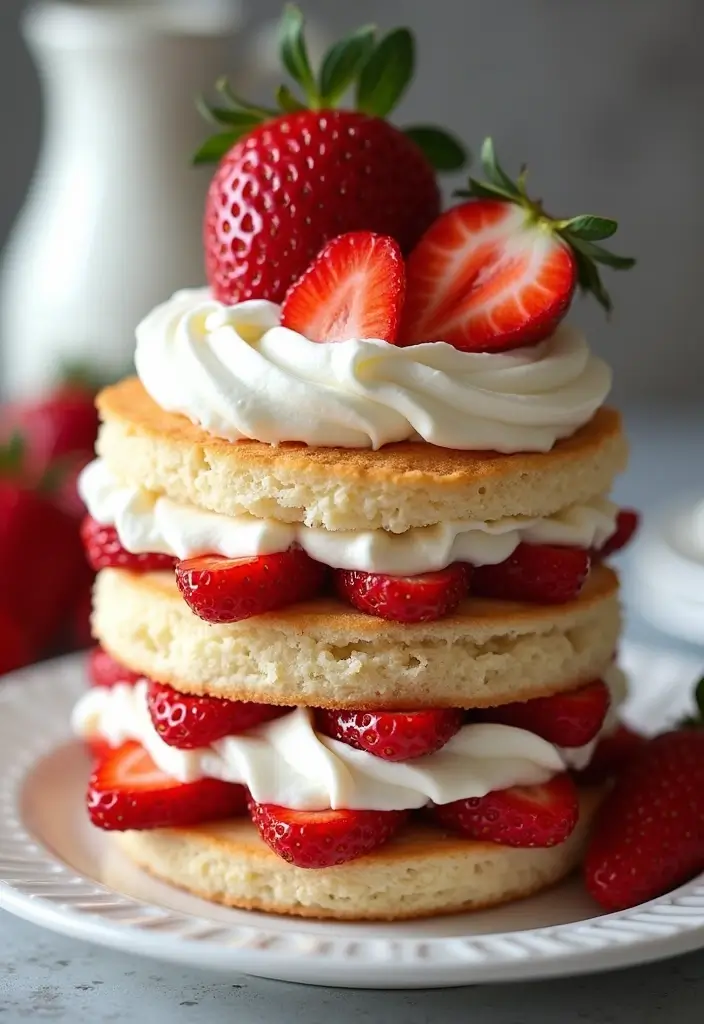 30 Birthday Cake Ideas for Mom That Show Love and Appreciation 147 30 Birthday Cake Ideas for Mom That Show Love and Appreciation - 23. Strawberry Shortcake