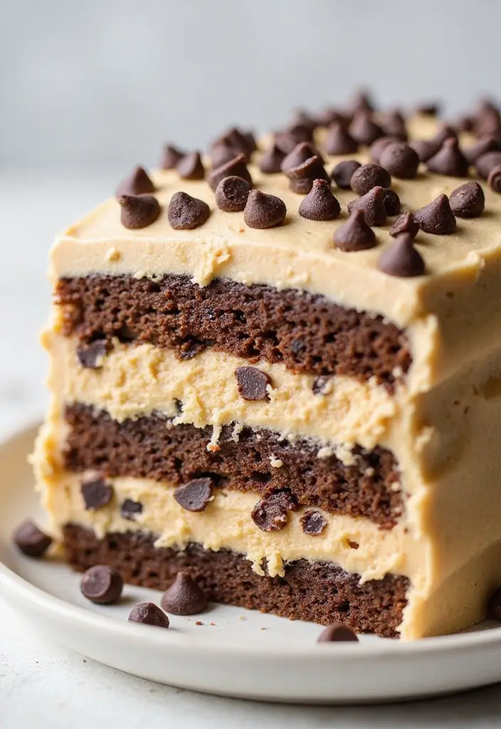 30 Birthday Cake Ideas for Mom That Show Love and Appreciation 175 30 Birthday Cake Ideas for Mom That Show Love and Appreciation - 27. Cookie Dough Cake