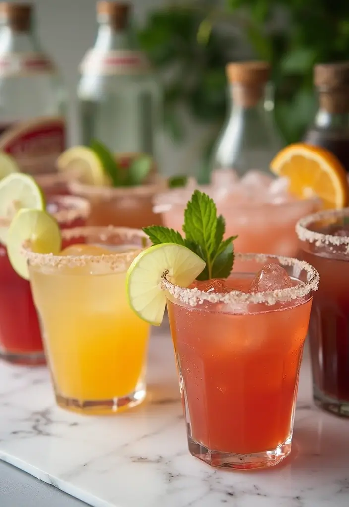 30 Black & White Bridal Shower Ideas for a Timeless Chic Look - 14. Signature Drink Recipes