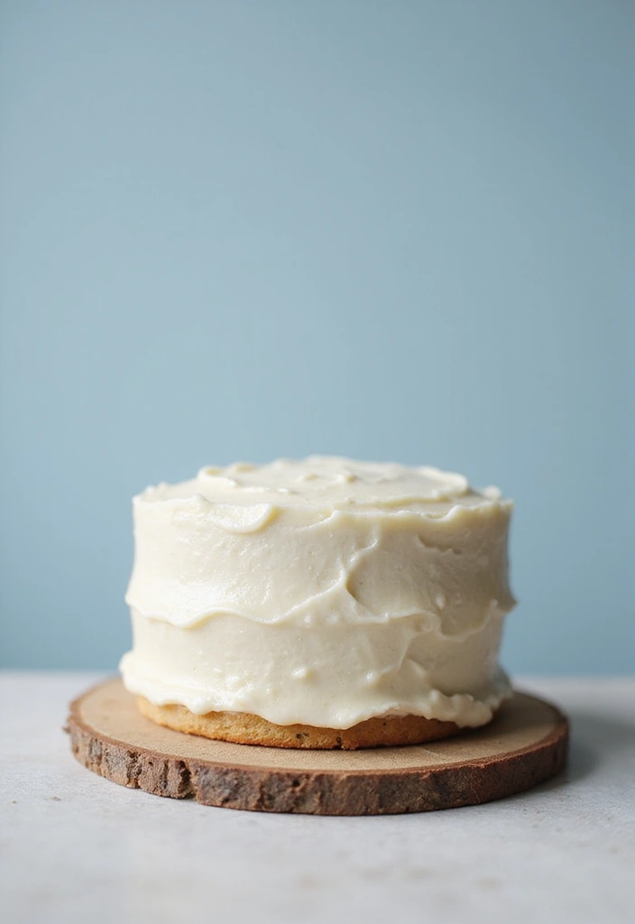 30 Blue Wedding Cake Ideas for a Cool Modern Touch - 26. Blue Nut Milk Cake