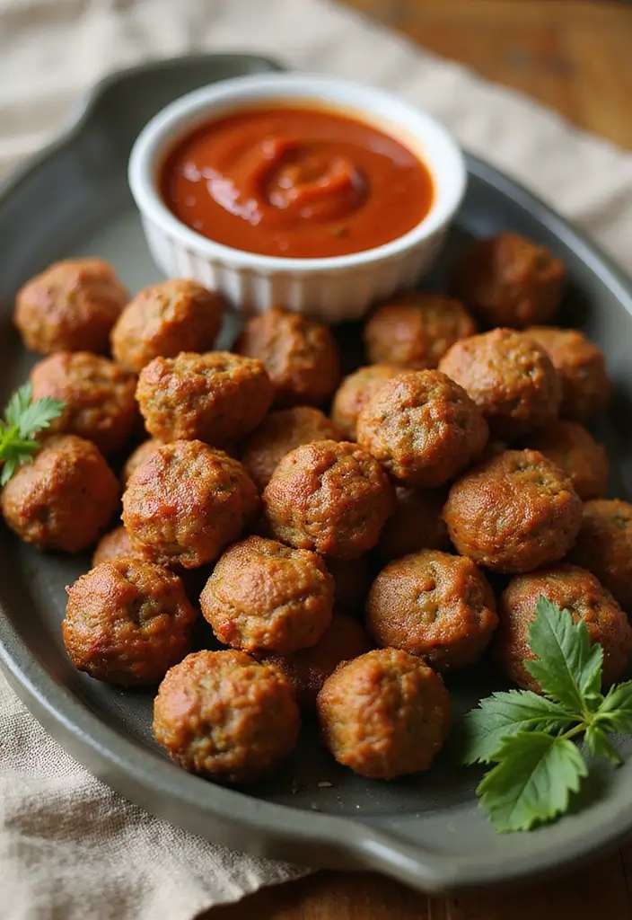 30+ Bridal Shower Food Ideas That’ll Wow Every Guest - 16. Vegan Meatballs