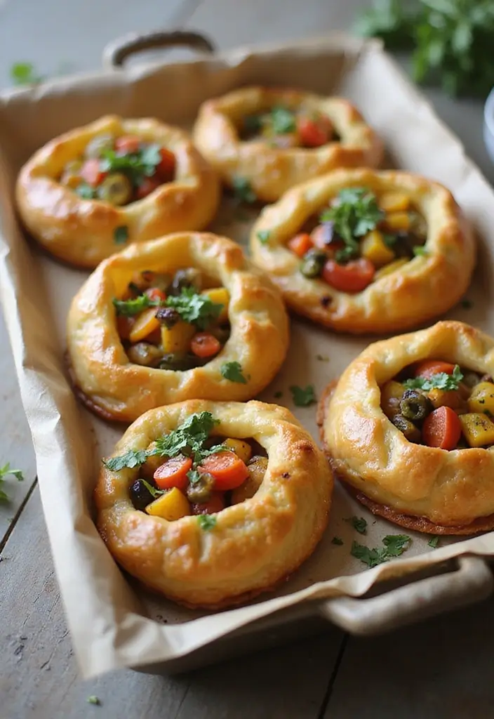 30+ Bridal Shower Food Ideas That’ll Wow Every Guest - 17. Puff Pastry Tartlets
