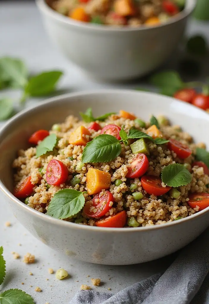 30+ Bridal Shower Food Ideas That’ll Wow Every Guest - 18. Mediterranean Quinoa Salad