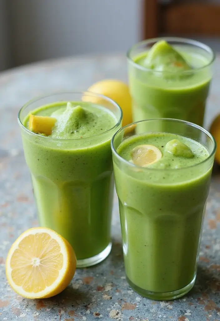 30+ Bridal Shower Food Ideas That’ll Wow Every Guest - 24. Fruity Green Smoothies
