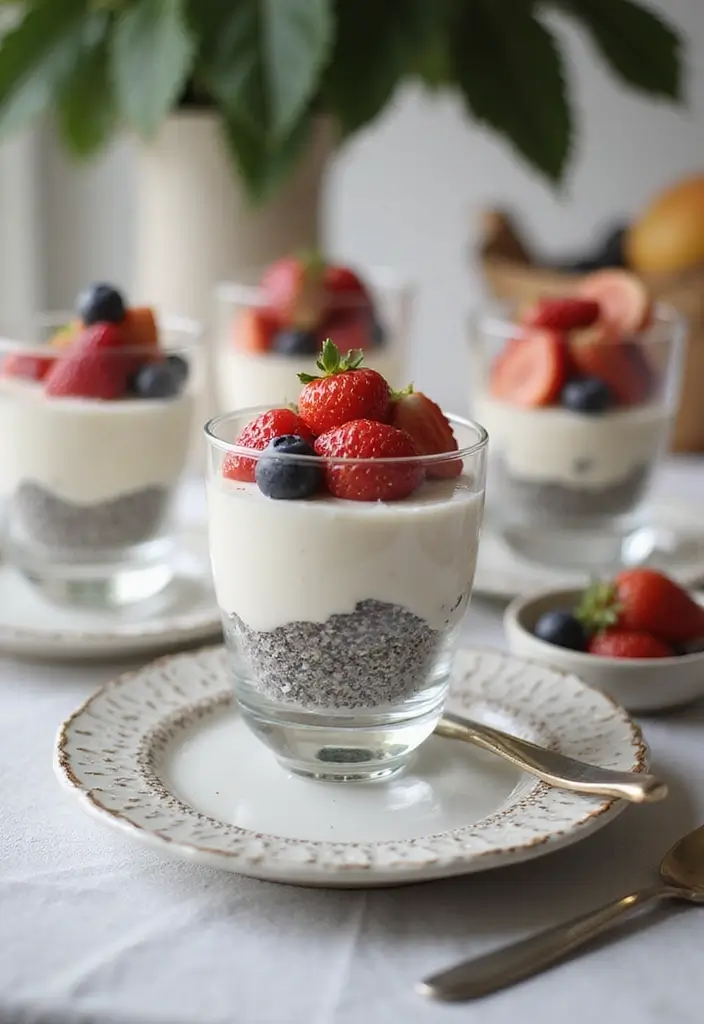 30+ Bridal Shower Food Ideas That’ll Wow Every Guest - 8. Coconut Chia Pudding