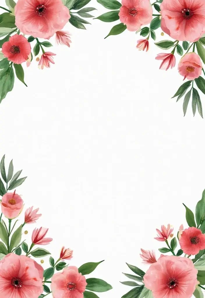 30 Bridal Shower Invitation Ideas That Set the Perfect Tone - 20. Floral-Illustrated Invites