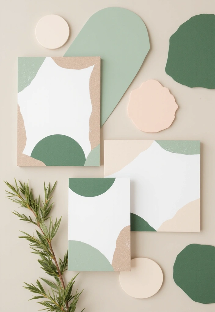 30 Bridal Shower Invitation Ideas That Set the Perfect Tone - 22. Geometric Eco-Designs