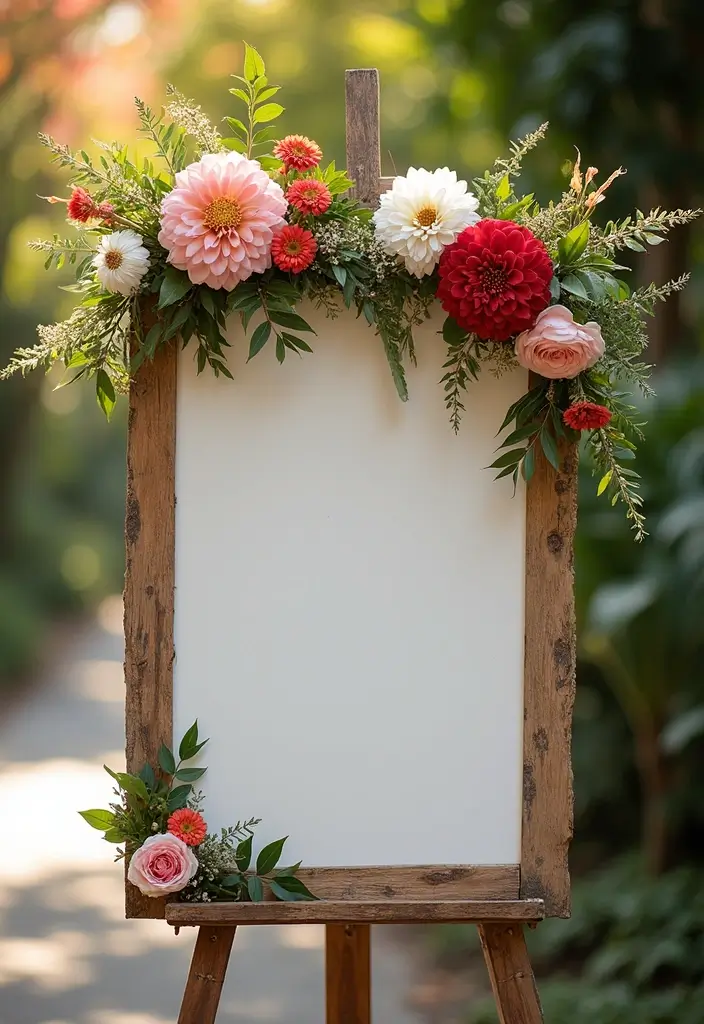 30 Creative Bridal Shower Sign Ideas That Add a Perfect Touch 55 30 Creative Bridal Shower Sign Ideas That Add a Perfect Touch - 11. Eco-Friendly Photo Booth Sign