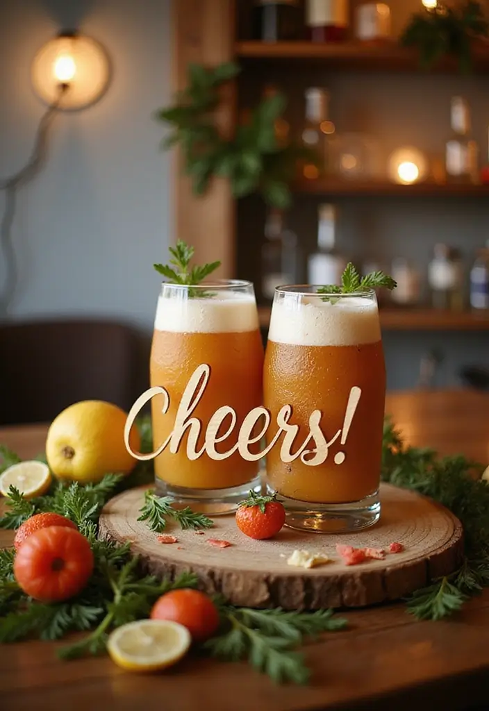 30 Creative Bridal Shower Sign Ideas That Add a Perfect Touch 152 30 Creative Bridal Shower Sign Ideas That Add a Perfect Touch - 26. ‘Cheers!’ Toast Sign