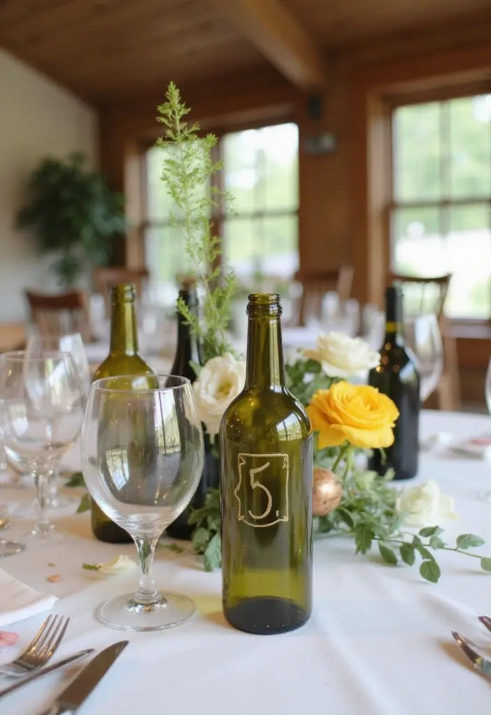 30 Creative Bridal Shower Sign Ideas That Add a Perfect Touch 42 30 Creative Bridal Shower Sign Ideas That Add a Perfect Touch - 8. Upcycled Table Number Signs