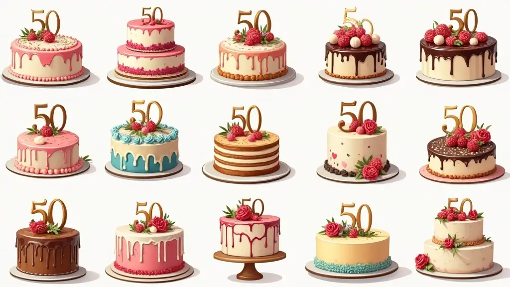 30 Elegant 50th Anniversary Cake Ideas for a Golden Celebration