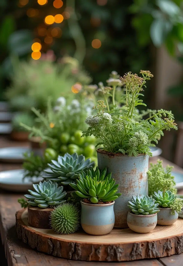 30 Elegant Bridal Shower Centerpiece Ideas That’ll Impress Guests 1 30 Elegant Bridal Shower Centerpiece Ideas That’ll Impress Guests - 1. Lush Greenery and Flowers