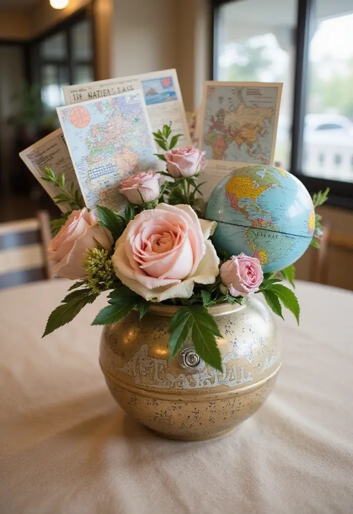 30 Elegant Bridal Shower Centerpiece Ideas That’ll Impress Guests 194 30 Elegant Bridal Shower Centerpiece Ideas That’ll Impress Guests - 30. Themed Centerpieces