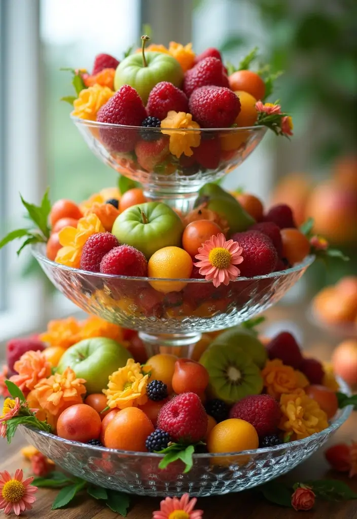 30 Elegant Bridal Shower Centerpiece Ideas That’ll Impress Guests 46 30 Elegant Bridal Shower Centerpiece Ideas That’ll Impress Guests - 8. Fruit Centerpieces