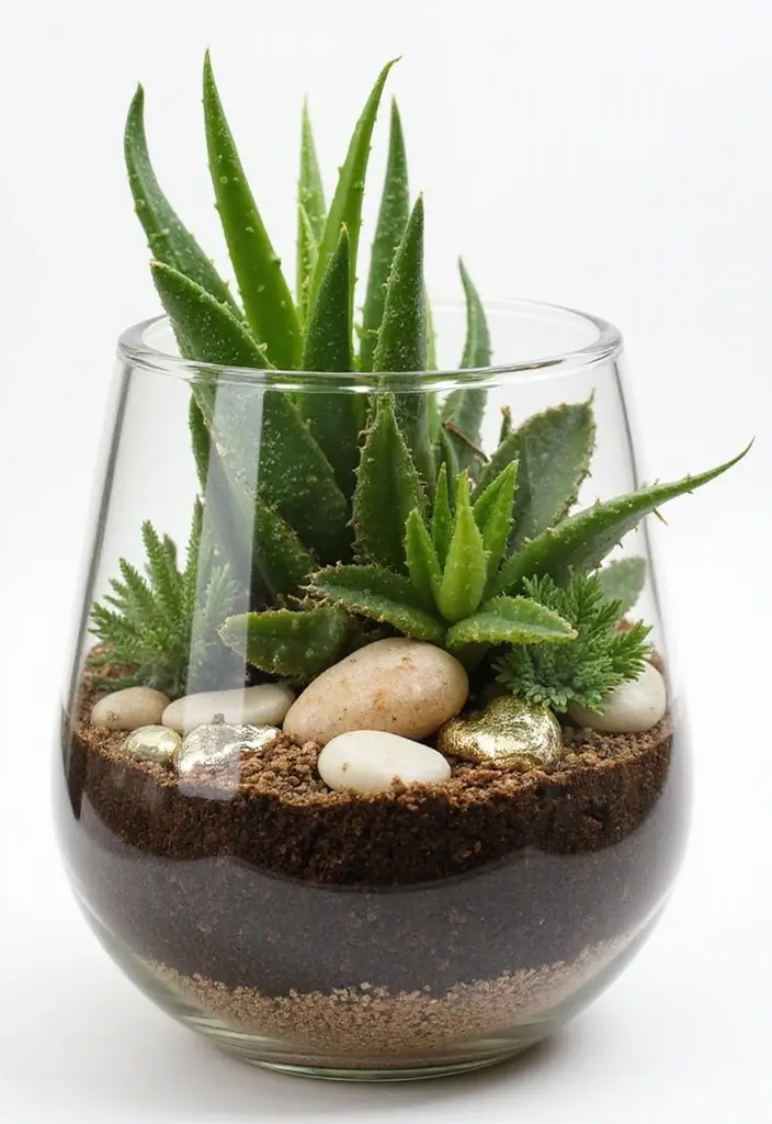 30 Elegant Bridal Shower Centerpiece Ideas That’ll Impress Guests 53 30 Elegant Bridal Shower Centerpiece Ideas That’ll Impress Guests - 9. Terrarium Centerpieces