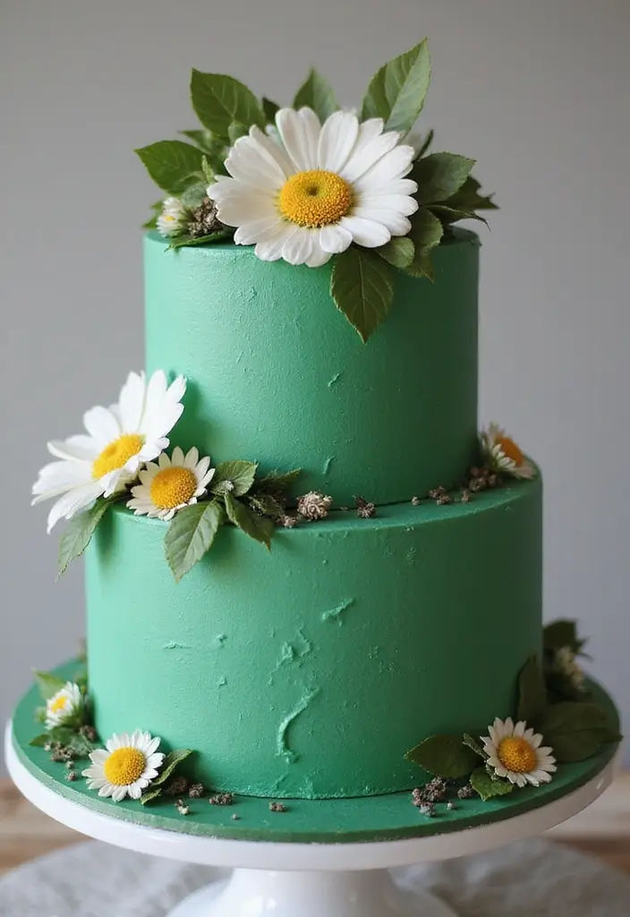 30 Emerald Green Cake Ideas for a Luxurious Wedding Celebration 171 30 Emerald Green Cake Ideas for a Luxurious Wedding Celebration - 29. Themed Cakes